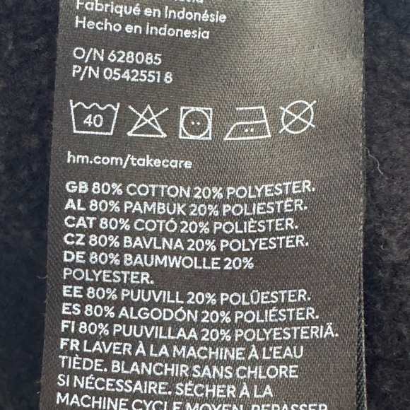 H&M Kids Black Hoodie - Picture 4 of 4